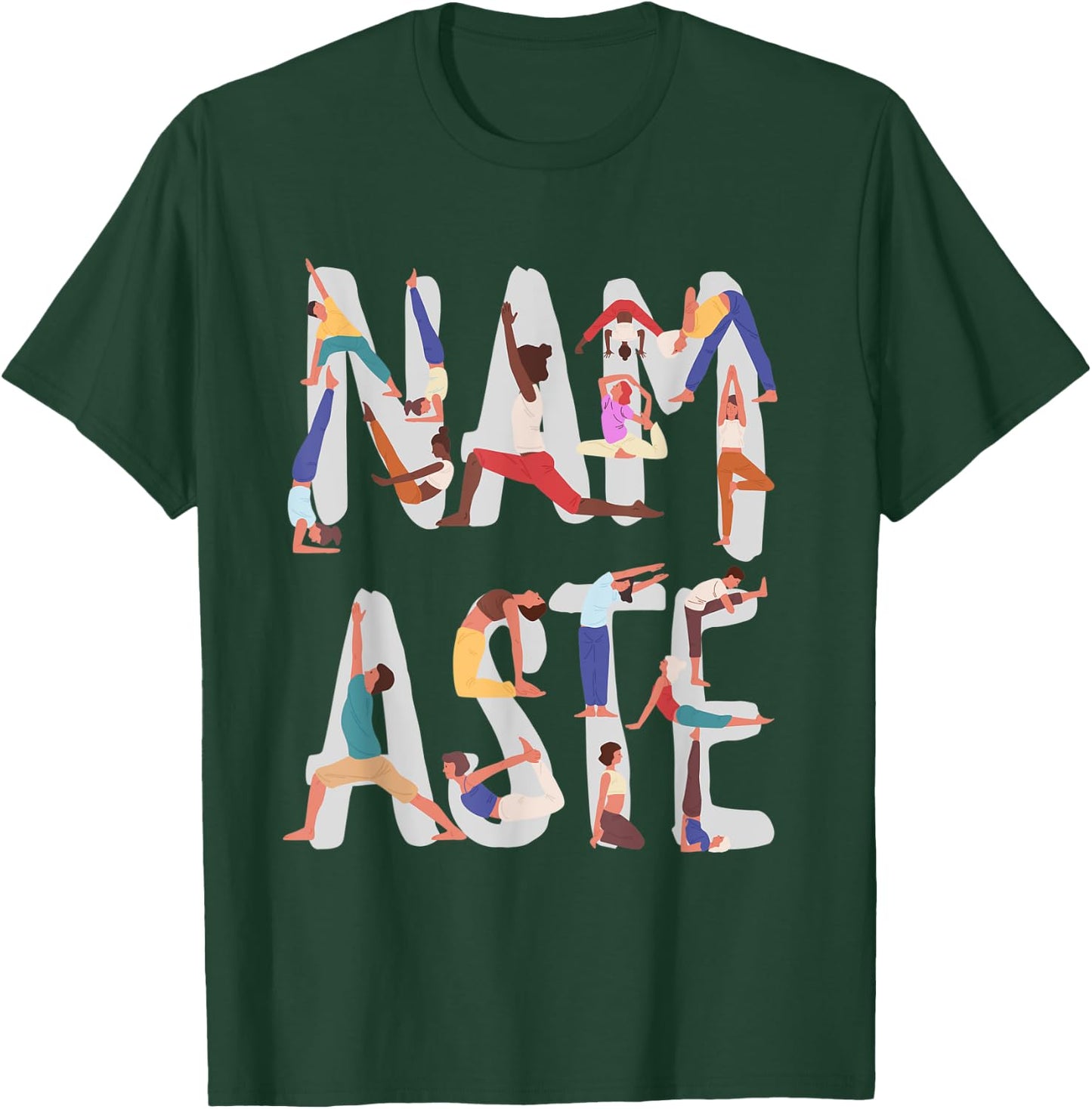 Namaste Yoga, Yogalicious tops, Namaste yoga pose T-Shirt - T-Shirt | Forest