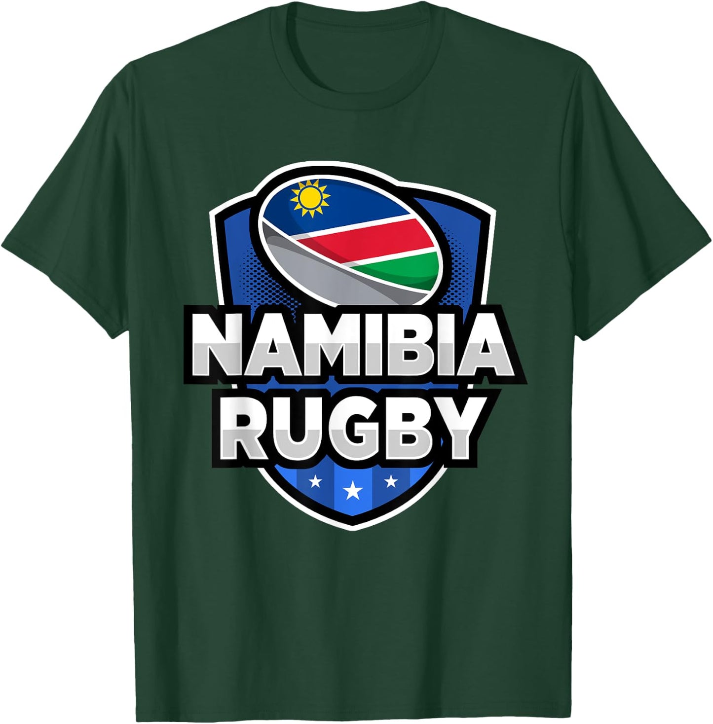 Love Namibia Rugby Namibian Team Jersey T-Shirt - T-Shirt | Forest