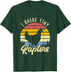 I Raise Tiny Raptors Shirt Vintage Chicken Mom Shirt Hen T-Shirt - T-Shirt | Forest