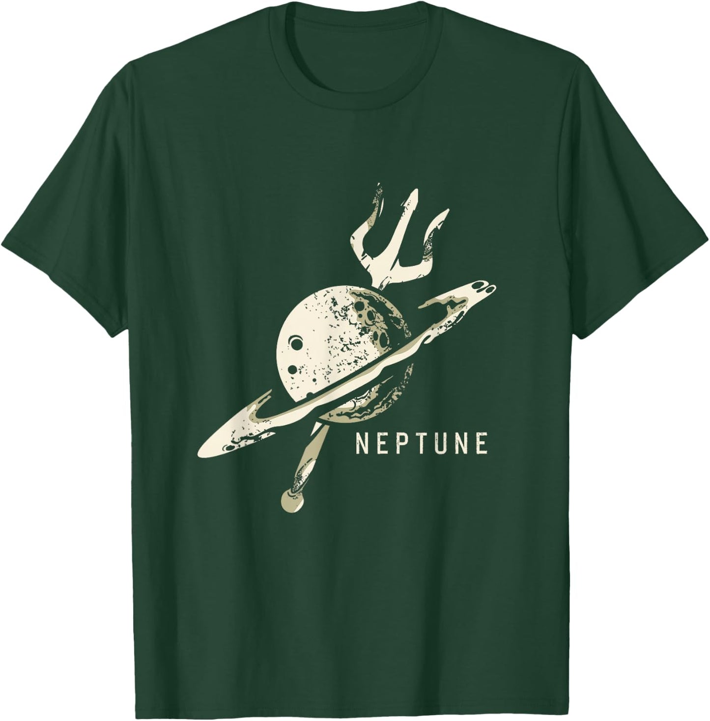 King Neptune Planet Space Explorer Galaxy Astronaut T-Shirt - T-Shirt | Forest