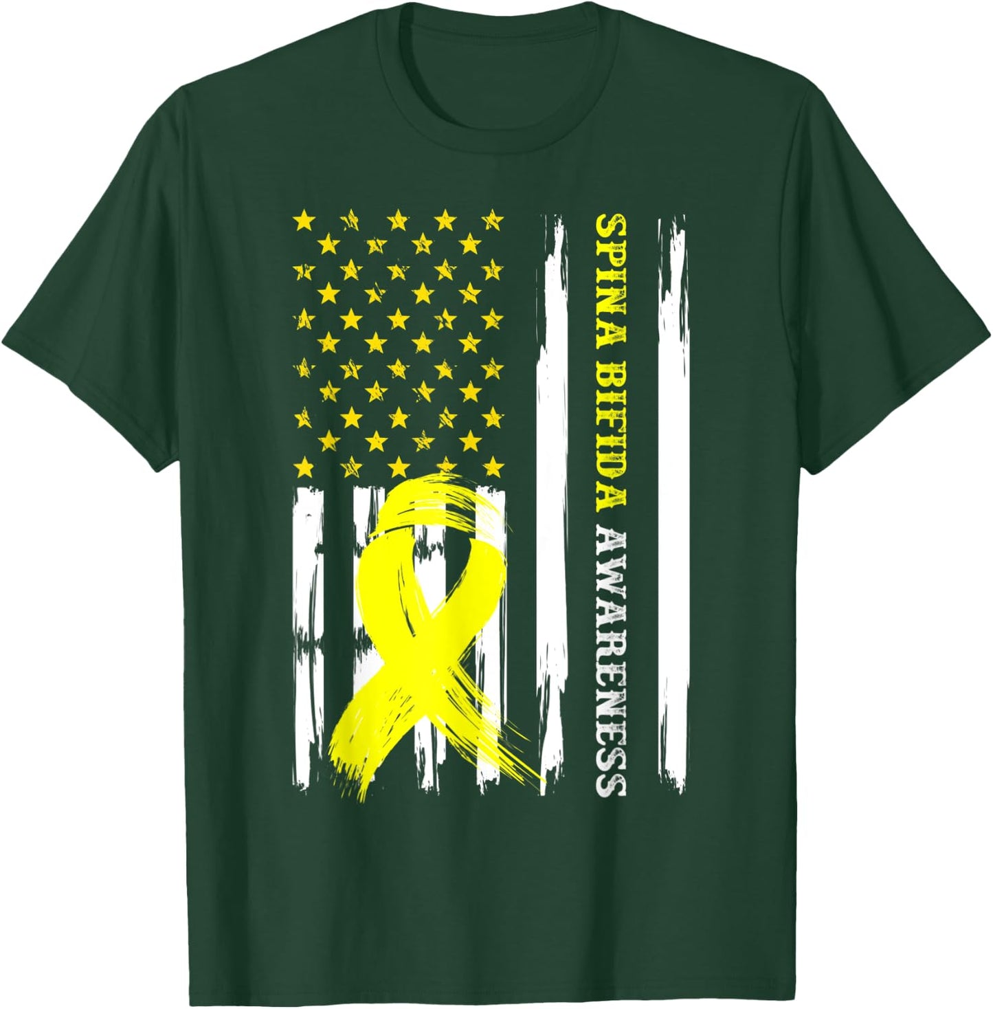 Spina Bifida Awareness For Parents Brother Mother Dad Nephew T-Shirt - T-Shirt | Forest