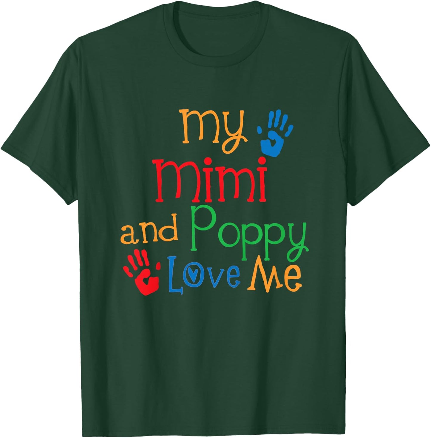Kids My Mimi and Poppy Love Me T-Shirt - T-Shirt | Forest