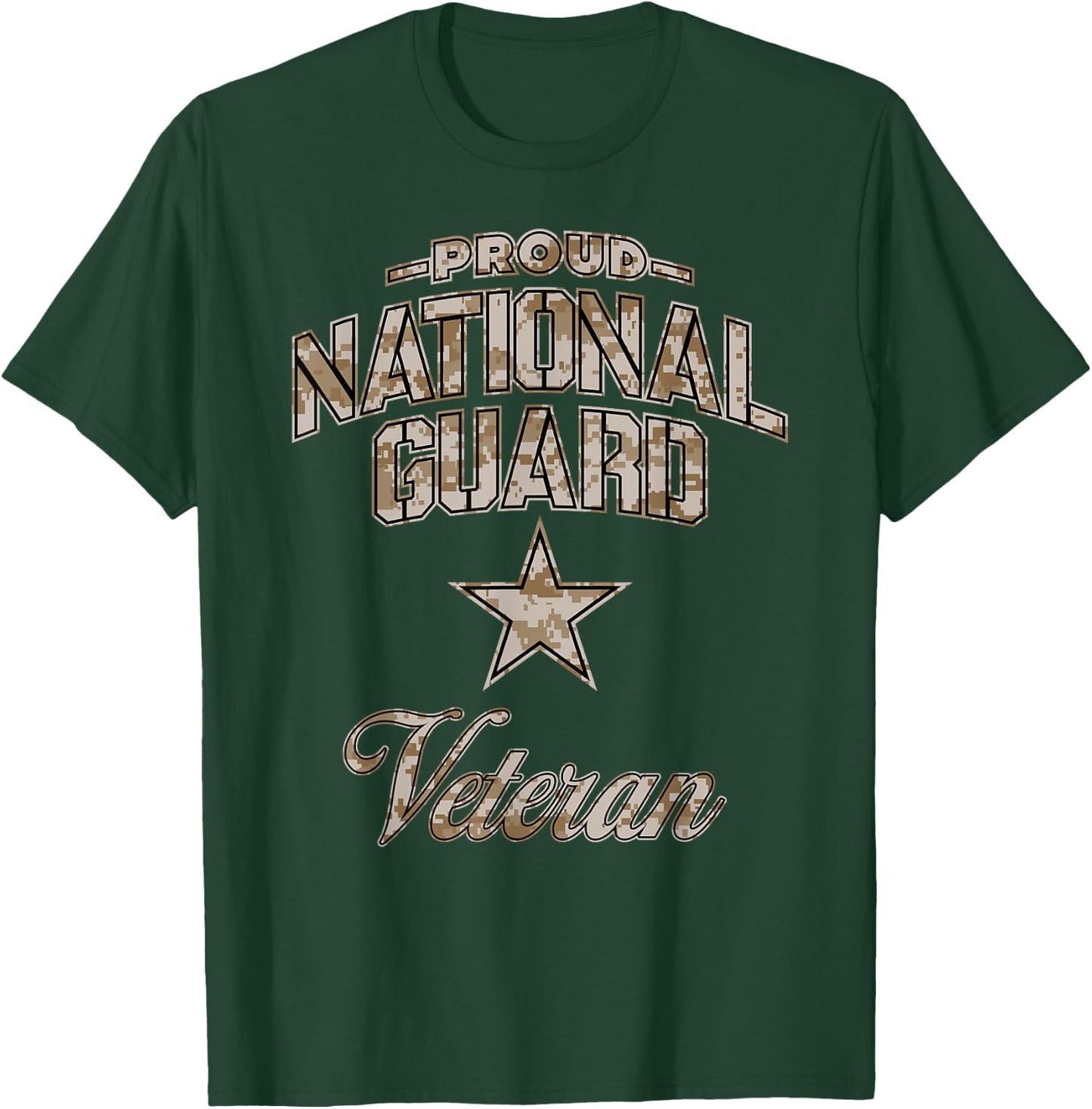 National Guard Veteran T-Shirt - T-Shirt | Forest