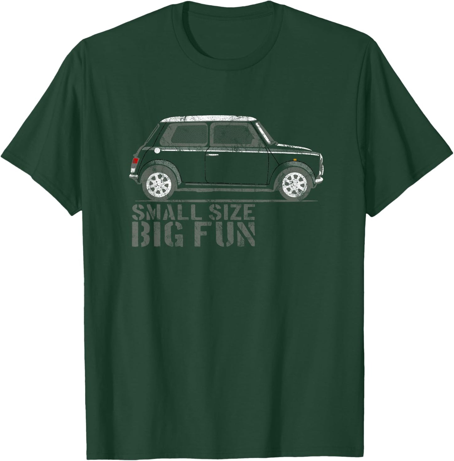 Vintage British Car old school design - Mini Funny Sentence T-Shirt - T-Shirt | Forest
