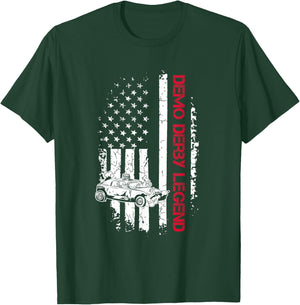 4th of July Quote for a Patriotic Demolition Derby Racer Women Men T-Shirt - T-Shirt | Forest