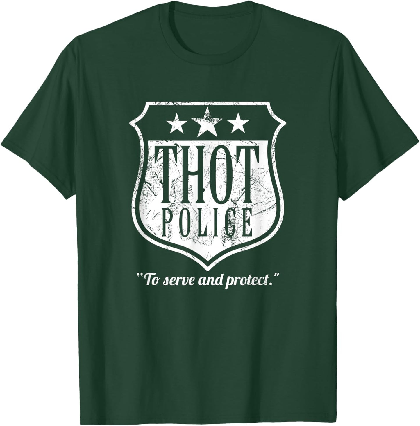 Thot Police Shirt Funny Thot T-Shirt - T-Shirt | Forest