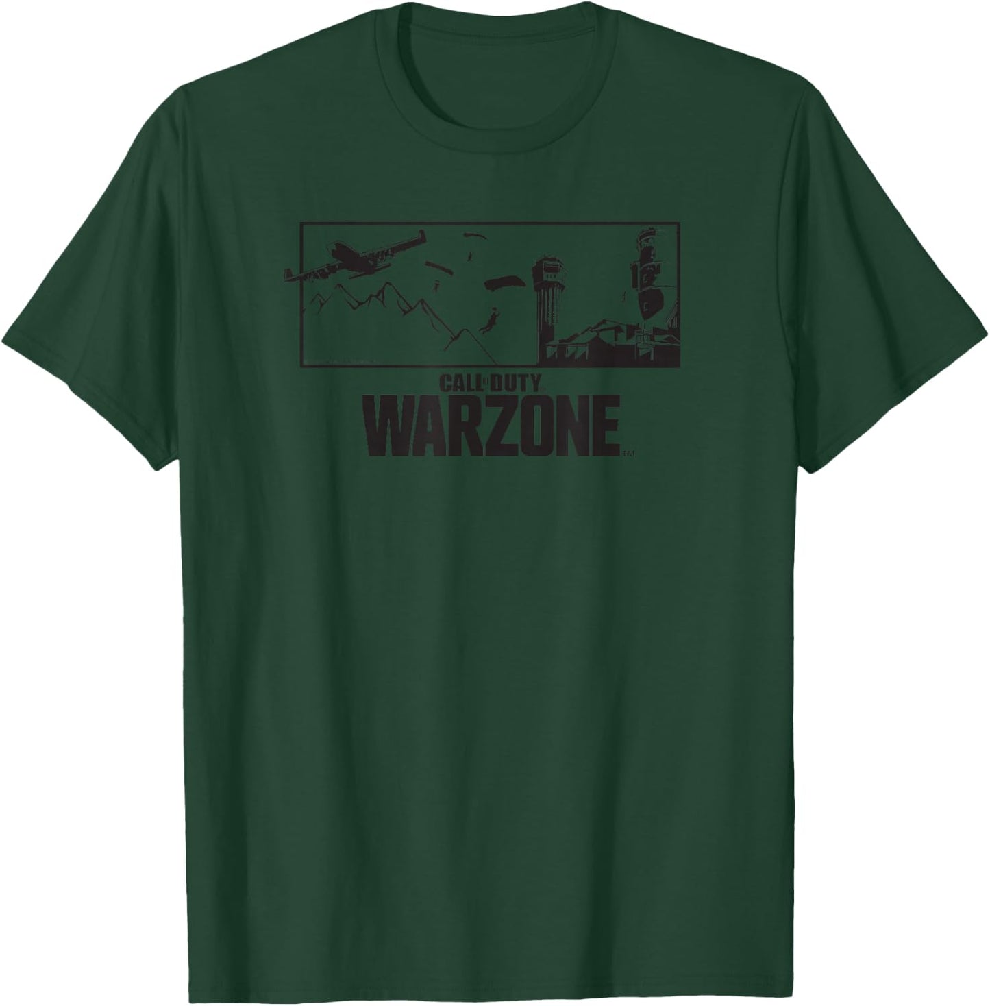 Call of Duty Warzone Landscape Gaming T-Shirt - T-Shirt | Forest