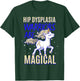 Hip Dysplasia Warrior Awareness Unicorn Lover DDH Supporter T-Shirt - T-Shirt | Forest