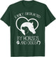 Easily distracted by horses and dogs T-Shirt - T-Shirt | Forest