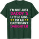 Cute Electrician's Daughter Daddy's Little Girl Gift T-Shirt - T-Shirt | Forest