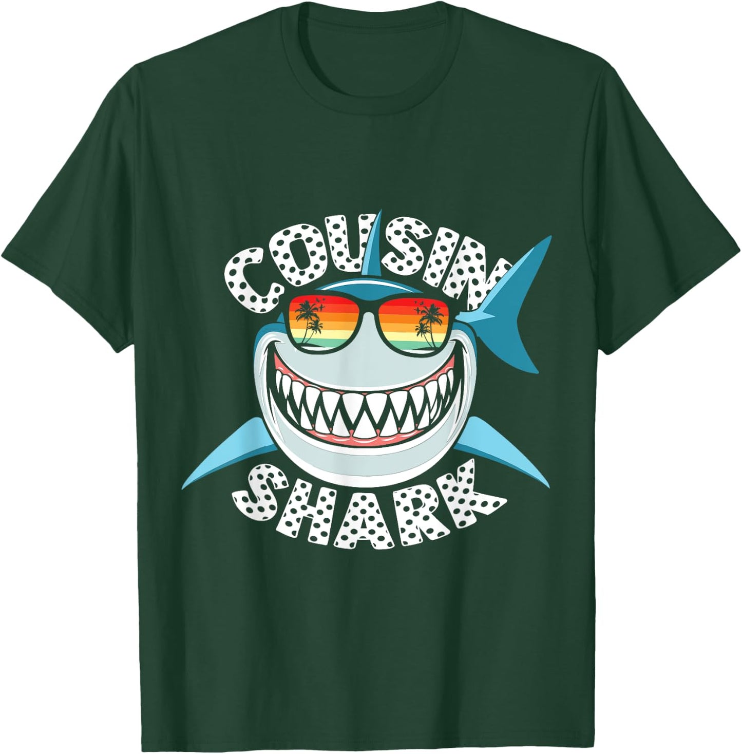 Cousin Shark Sea Animal Underwater Shark Lover T-Shirt - T-Shirt | Forest