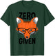 Zero Fox Given Funny Idgaf Foxes Pun Gift Women T-Shirt - T-Shirt | Forest