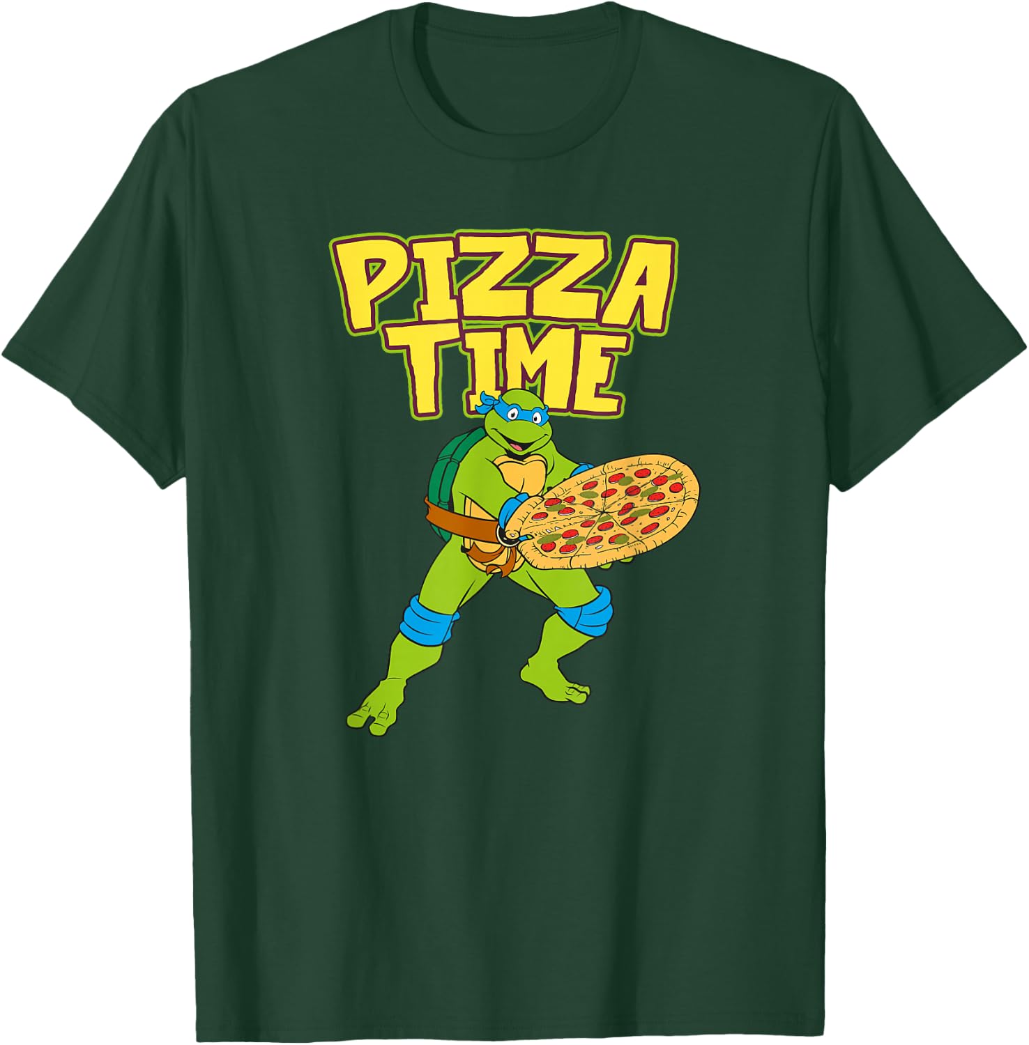 Leonardo - Pizza Time T-Shirt - T-Shirt | Forest