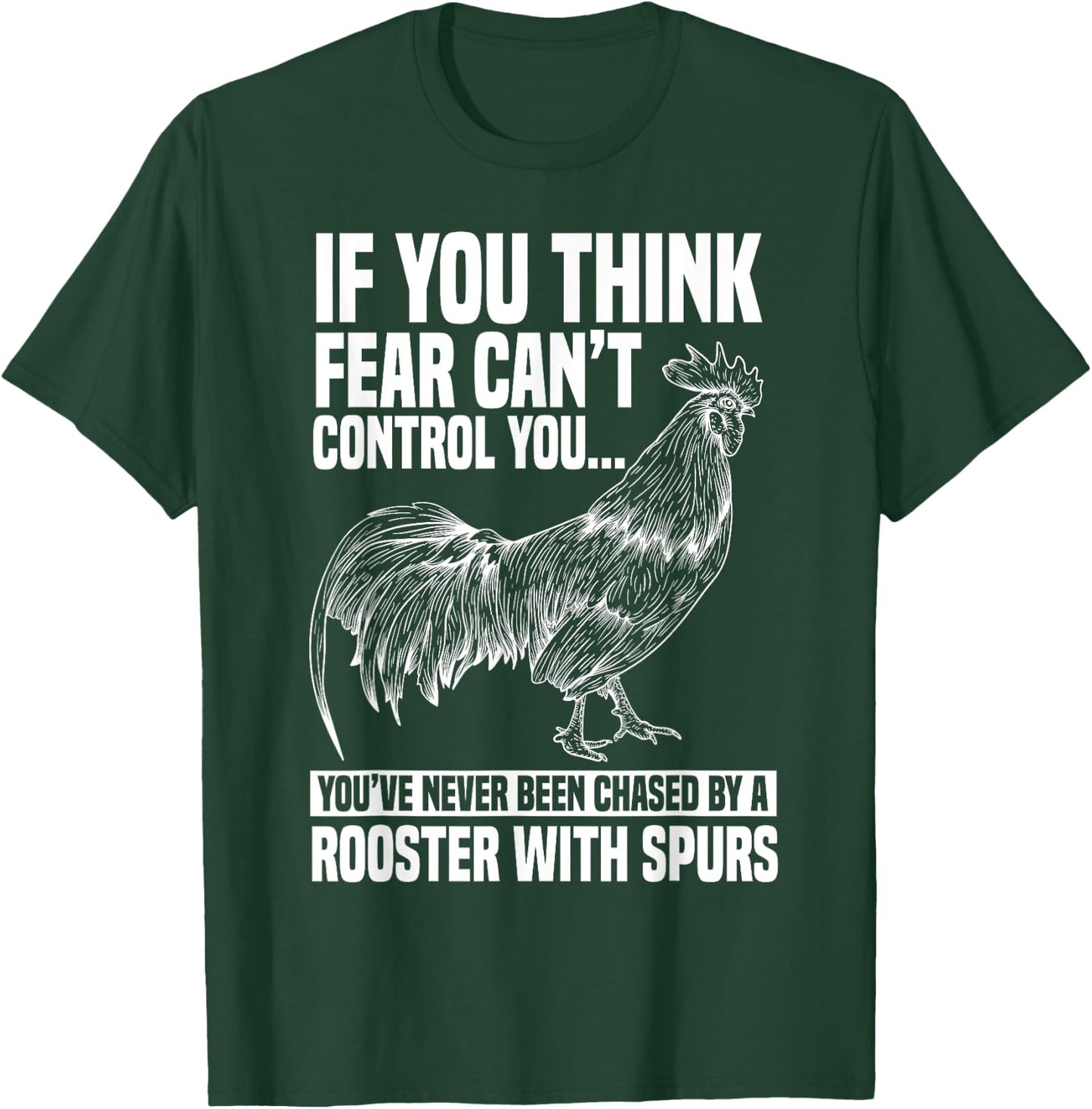 Funny Rooster Chicken Apparel Rooster Chicken Lover Animal - Black, Small, -Adults, Kids, Short Sleeve, Classic Fit, Cotton 65% Polyester 35% T-Shirt - T-Shirt | Forest