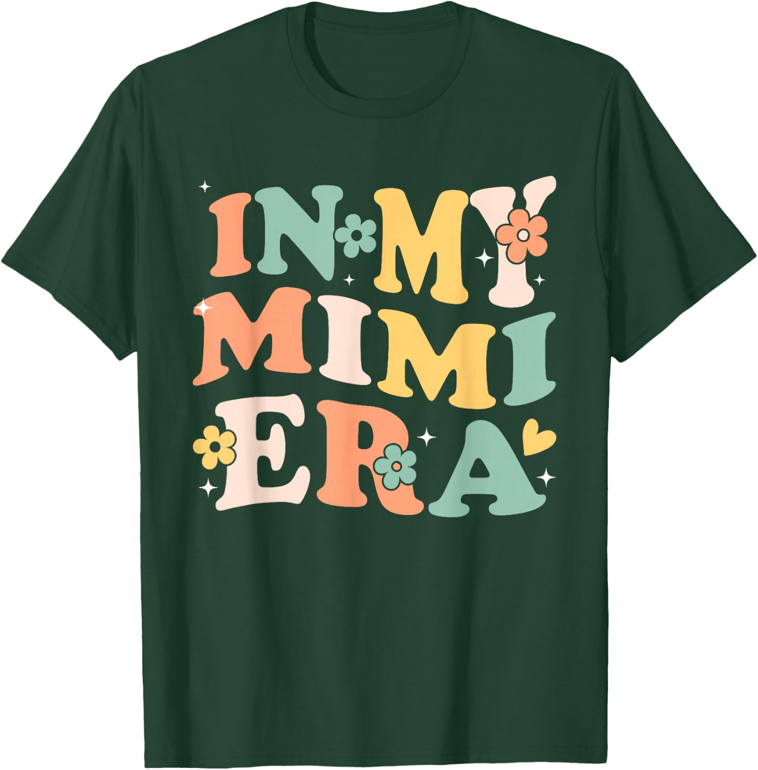 In My Mimi Era Funny Sarcastic Groovy Retro Mothers Day T-Shirt - T-Shirt | Forest