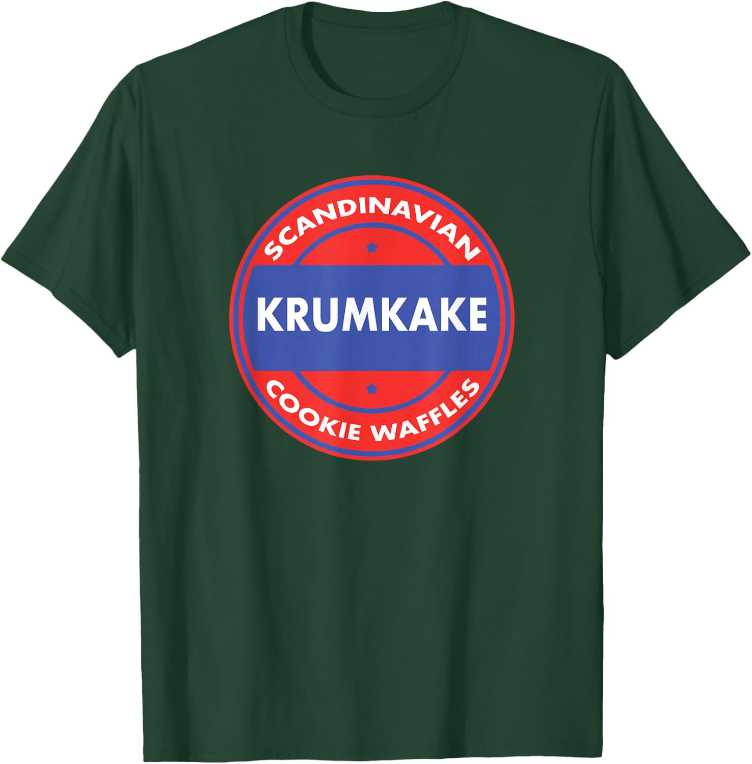 Funny Krumkake Waffle Cookie Shirt T-Shirt - T-Shirt | Forest