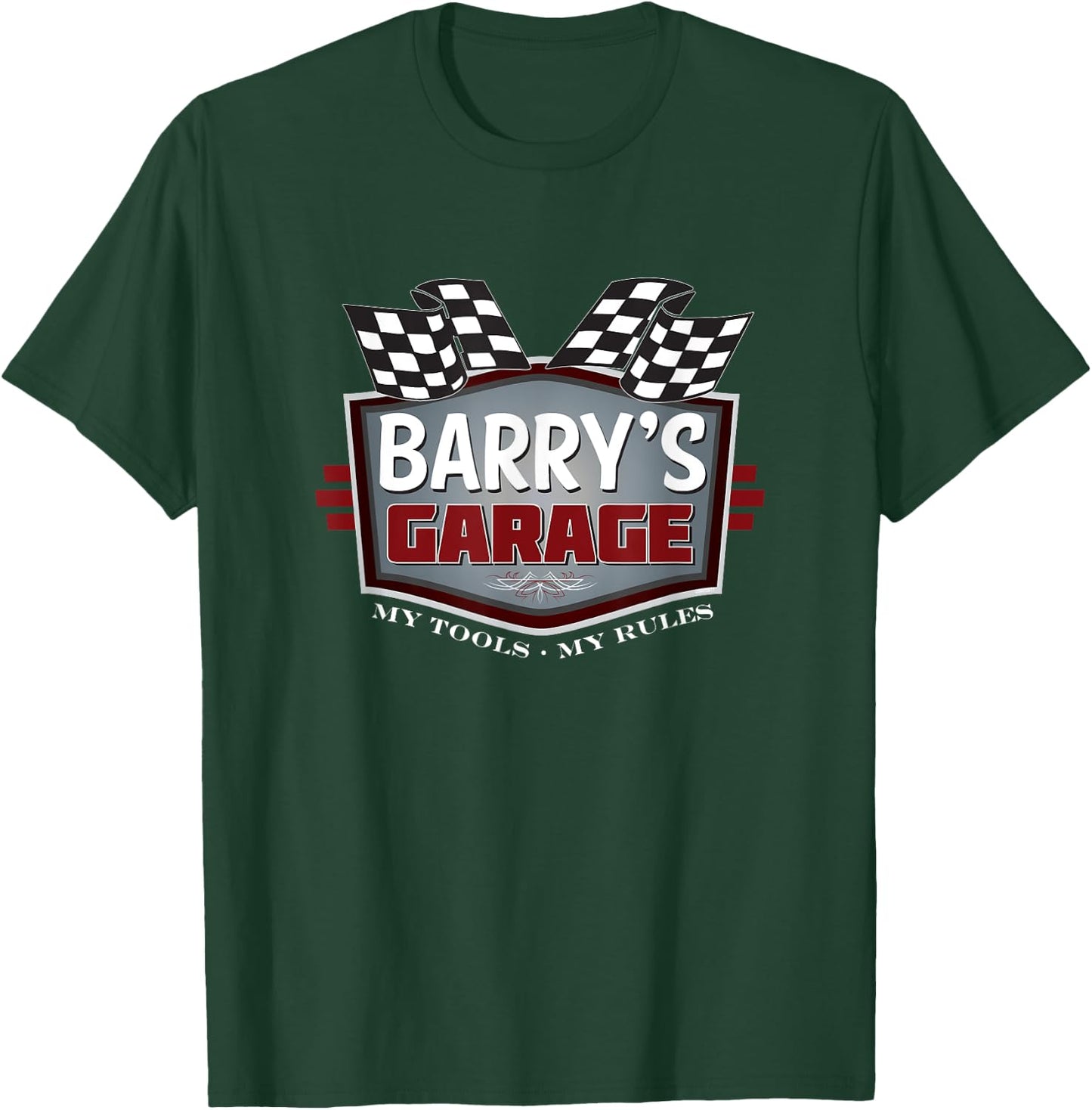 Barry's Garage - Funny Car Guy - My Tools My Rules T-Shirt - T-Shirt | Forest