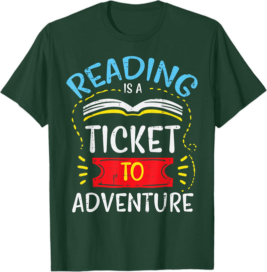 Reading Shirts Book Lover Bookworm Librarian Gift -Adults Black Modern Small T-Shirt - T-Shirt | Forest