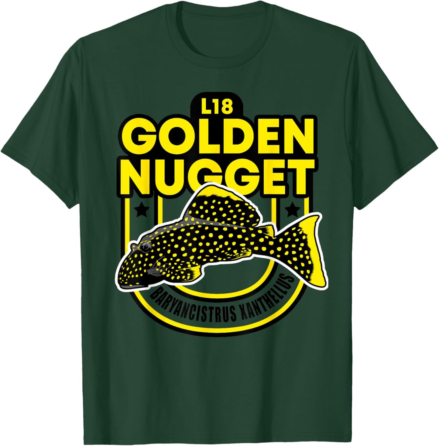L18 Pleco Catfish Golden Nugget LDA60 L85 L177 Aquarium T-Shirt - T-Shirt | Forest