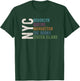NY 5 Boroughs Five Boroughs NYC Lovers and Residents T-Shirt - T-Shirt | Forest