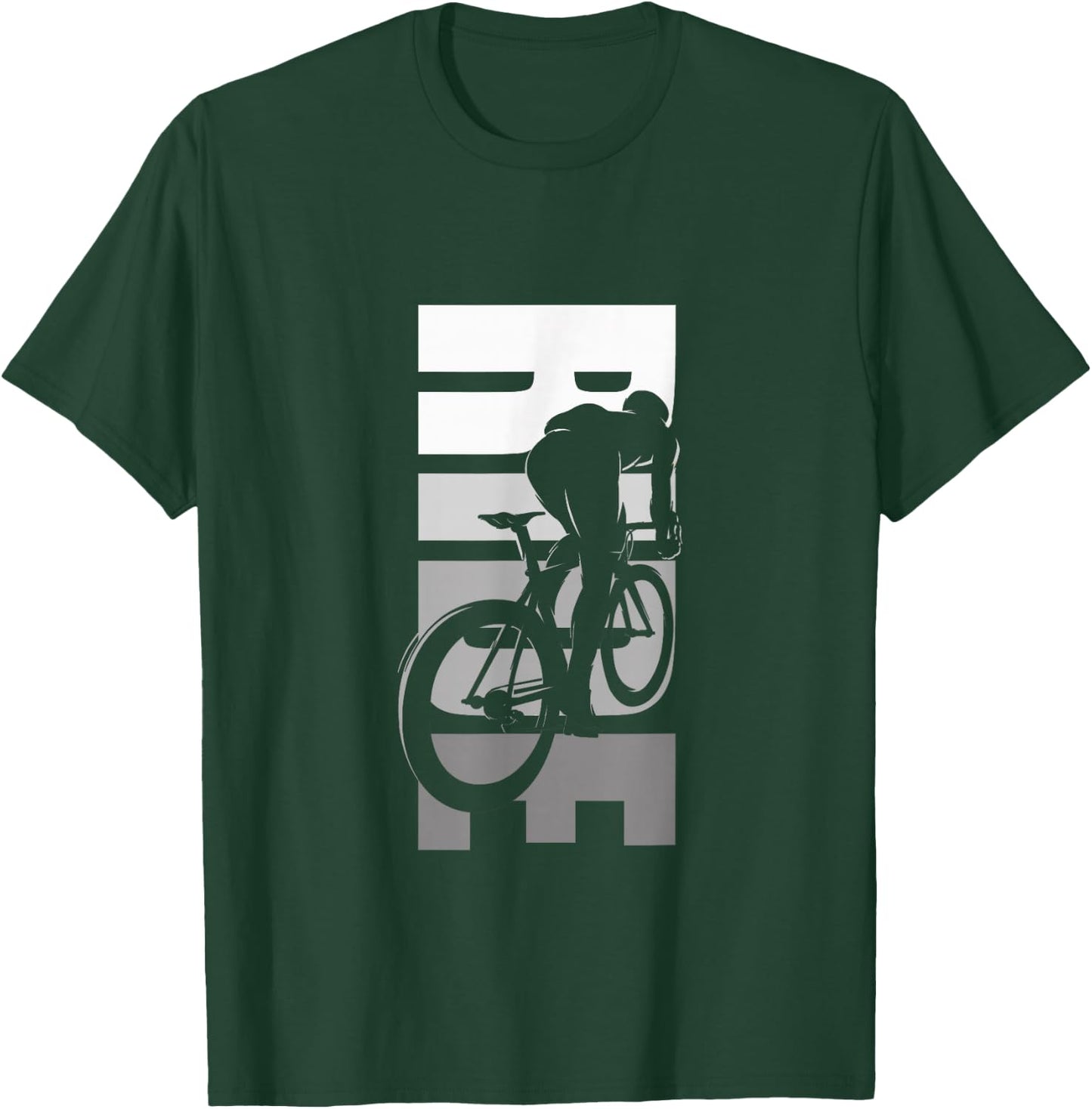 Road Biking Bicycle Cycling T-Shirt - T-Shirt | Forest