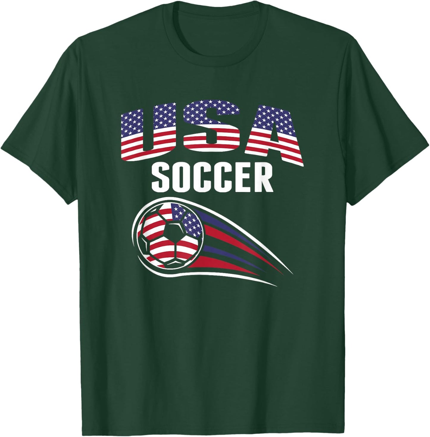 America Soccer Fans Jersey - United States Football Lovers T-Shirt - T-Shirt | Forest