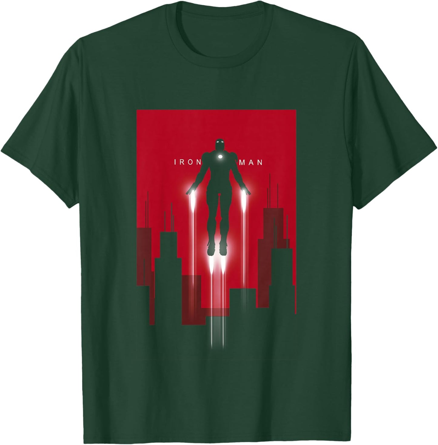 Kids Marvel Iron Man in Flight Deco Art Kids Graphic T-Shirt - T-Shirt | Forest