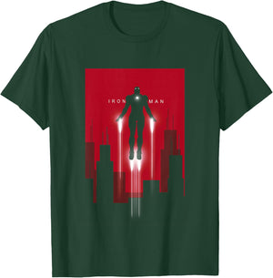 Kids Marvel Iron Man in Flight Deco Art Kids Graphic T-Shirt - T-Shirt | Forest
