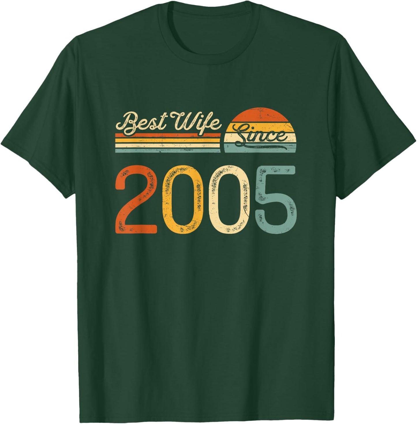 20th wedding anniversary - Best Wife Since 2005 20 years T-Shirt - T-Shirt | Forest