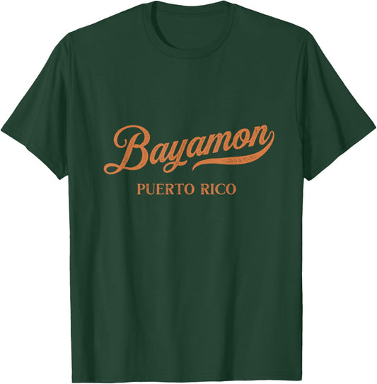 Retro USA Puerto Rico State - Vintage Bayamon T-Shirt - T-Shirt | Forest