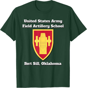 Army Field Artillery School, Fort Sill, Oklahoma product T-Shirt - T-Shirt | Forest