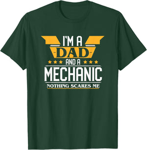 Mechanic Gifts Men's Funny Mechanic Father's Day T-Shirt - T-Shirt | Forest