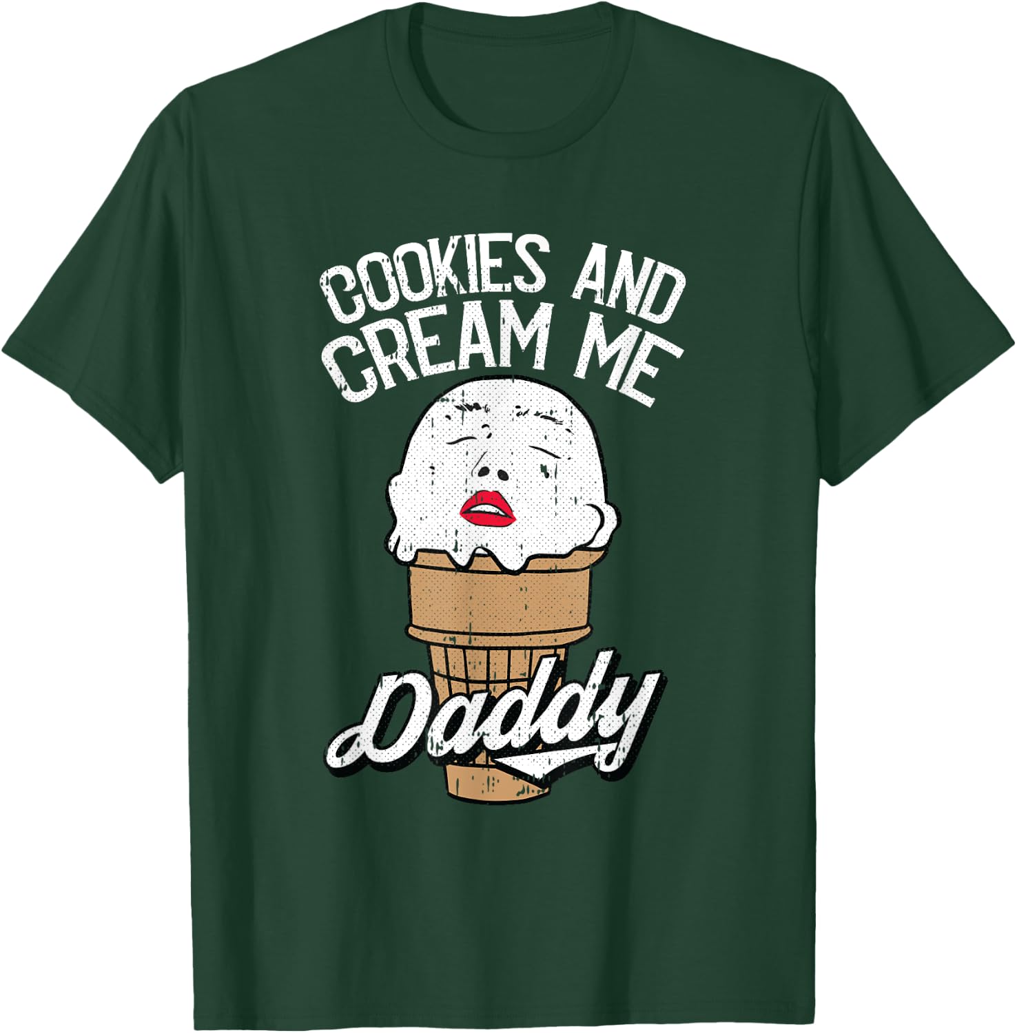 Cookies And Cream Me Daddy Lazy Halloween Costume Humor T-Shirt - T-Shirt | Forest