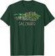 Salzburg Austria Art Gift Men Women T-Shirt - T-Shirt | Forest