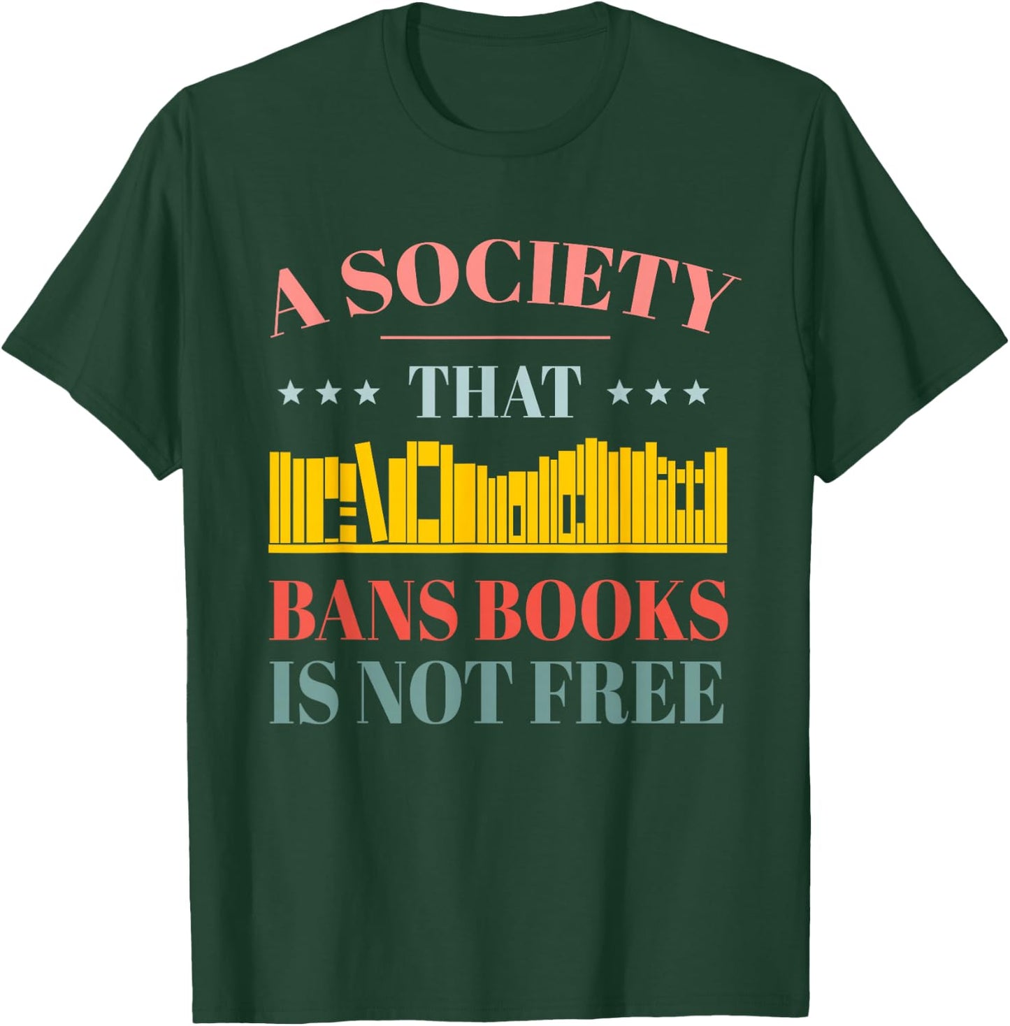 Stop Book Banning Protect Libraries Ban Books Not Bigots T-Shirt - T-Shirt | Forest