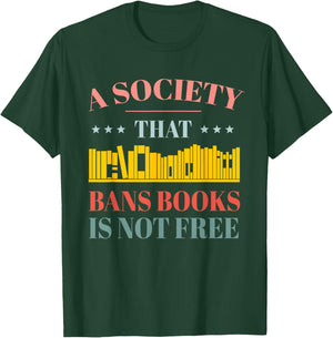 Stop Book Banning Protect Libraries Ban Books Not Bigots T-Shirt - T-Shirt | Forest