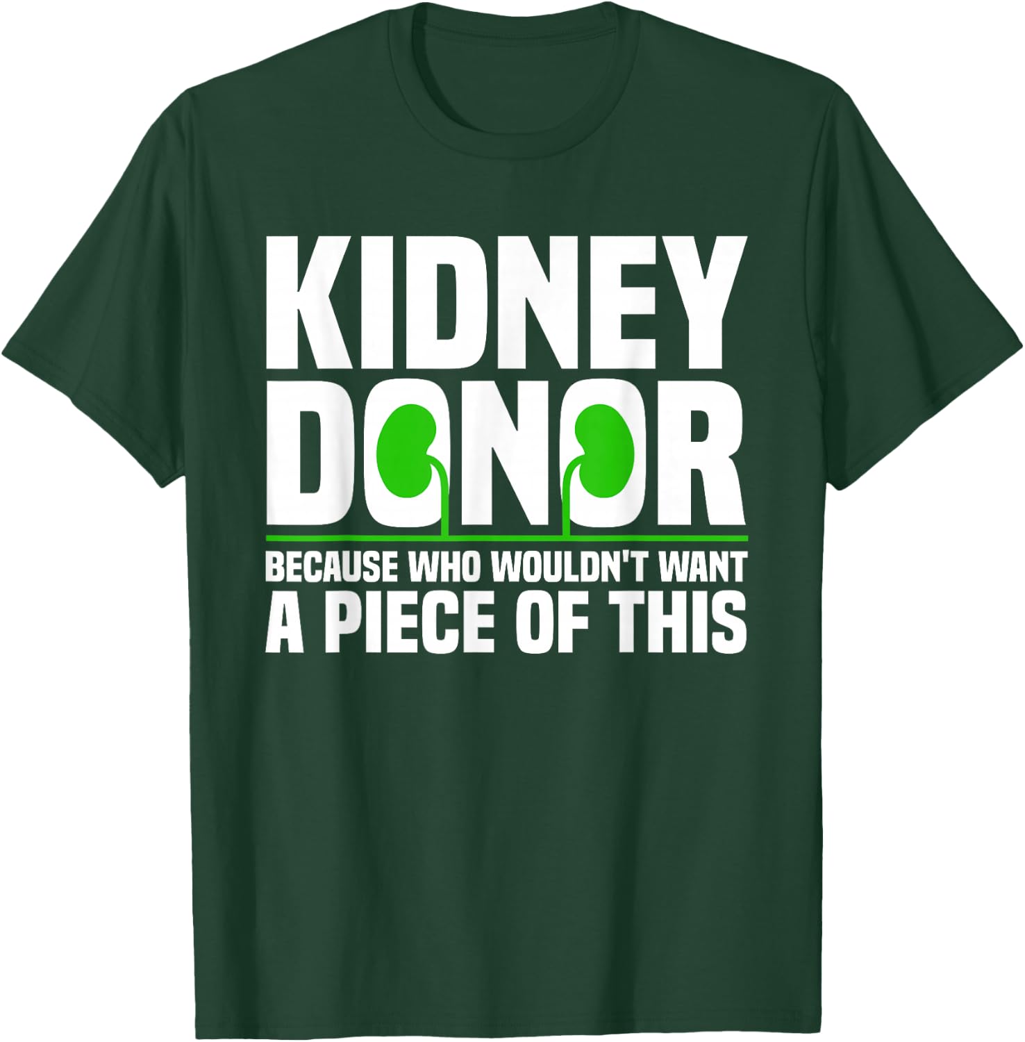 Cool Kidney Donor Art Women Organ Donation Awareness Small T-Shirt - T-Shirt | Forest