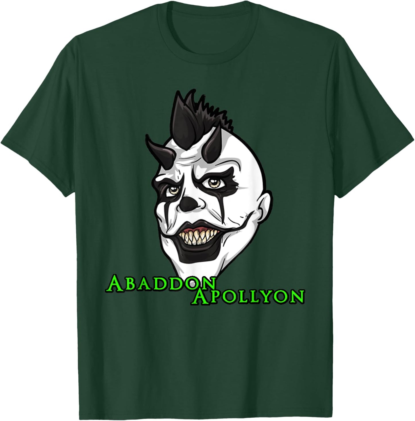 Abaddon Apollyon Face Monster_Abaddon T-Shirt - T-Shirt | Forest