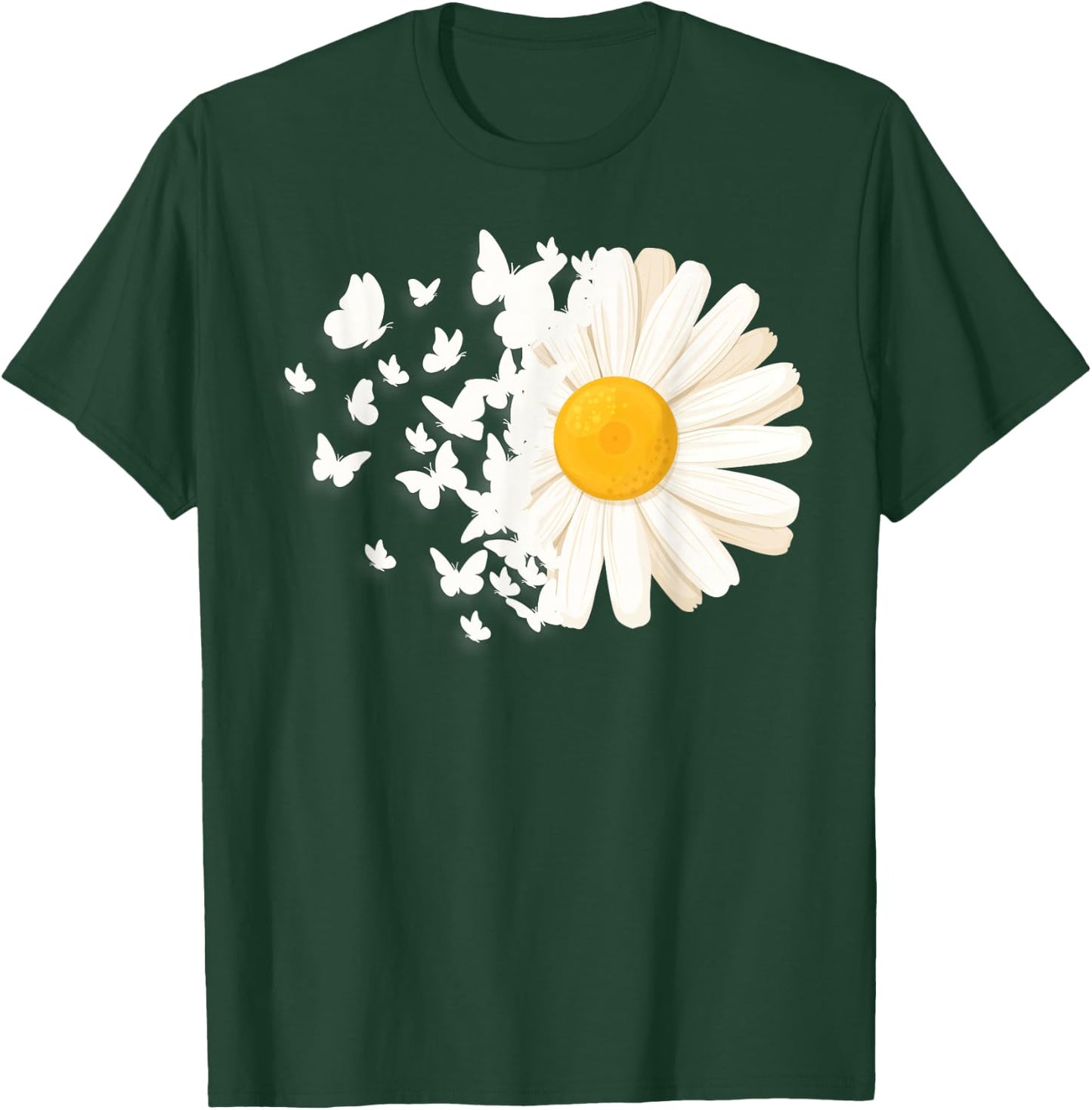 Marguerites Daisy Summer Daisies Flower Garden Gardeners T-Shirt - T-Shirt | Forest