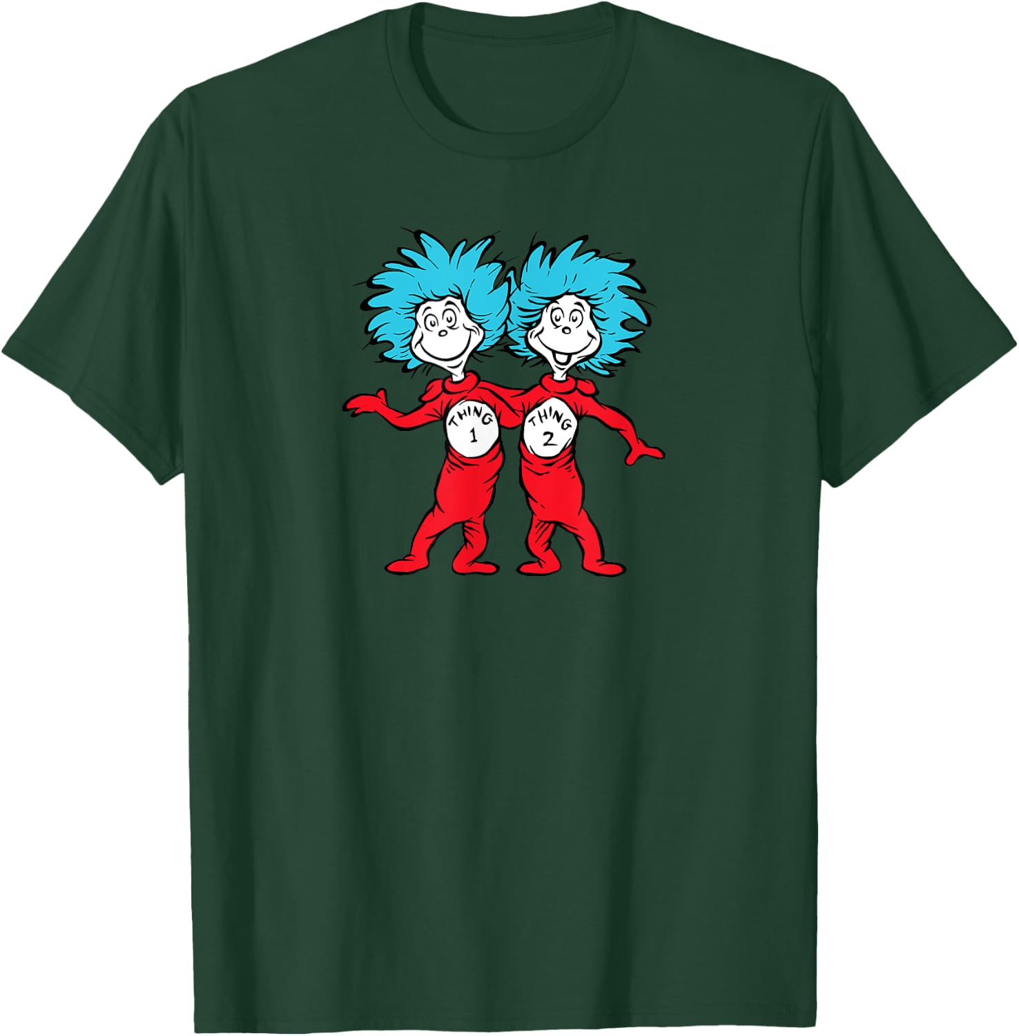 Dr. Seuss Thing 1 Thing 2 Buddies T-Shirt - T-Shirt | Forest