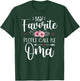 My Favorite People Call Me Oma Funny Floral Mother's Day T-Shirt - T-Shirt | Forest