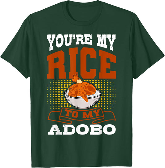 Adobo Chicken Pinoy Rice Cuisine Philippine Flag T-Shirt - T-Shirt | Forest