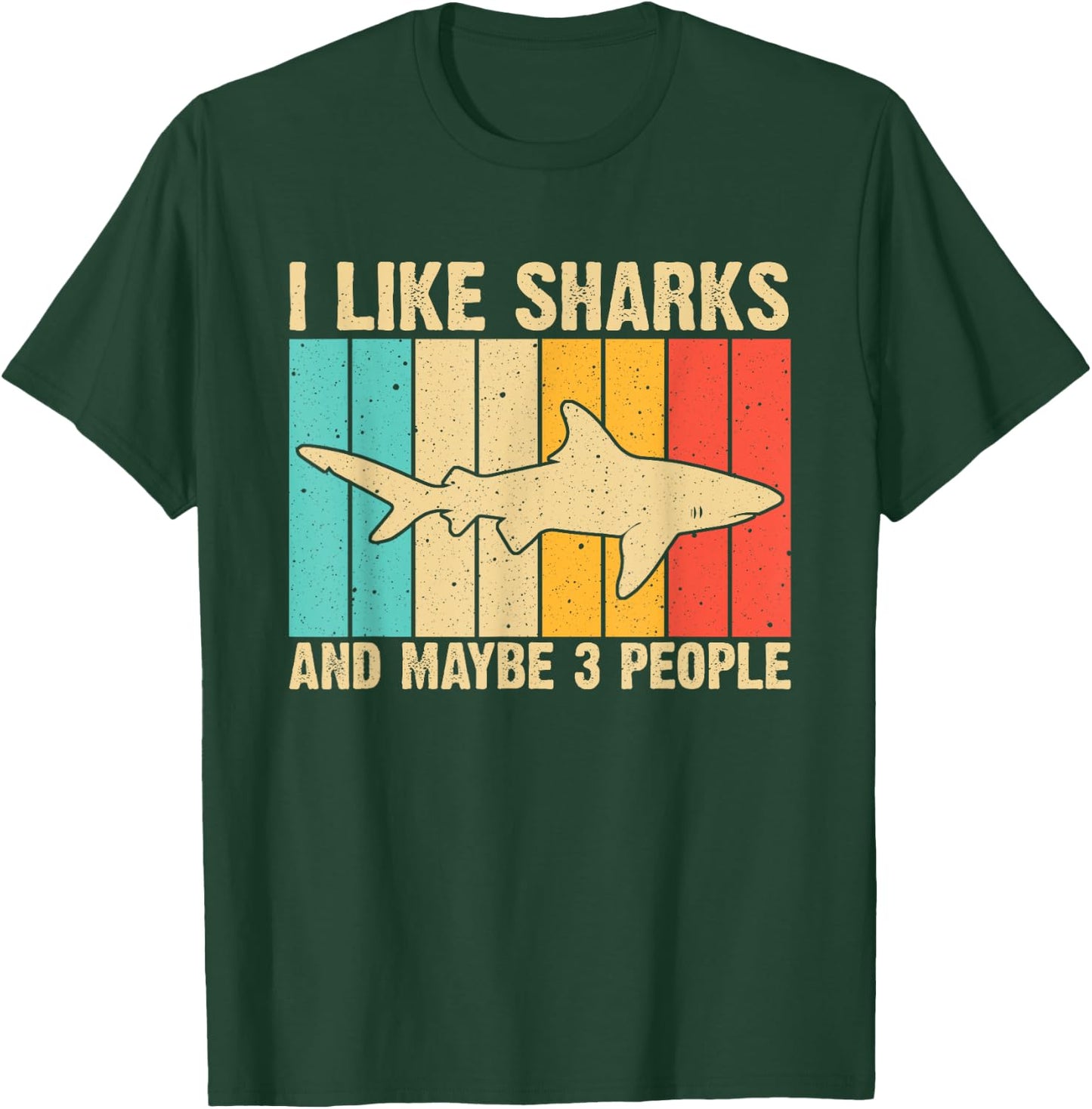 Funny Shark Design For Kids Men Women Animal Shark Stuff T-Shirt - T-Shirt | Forest