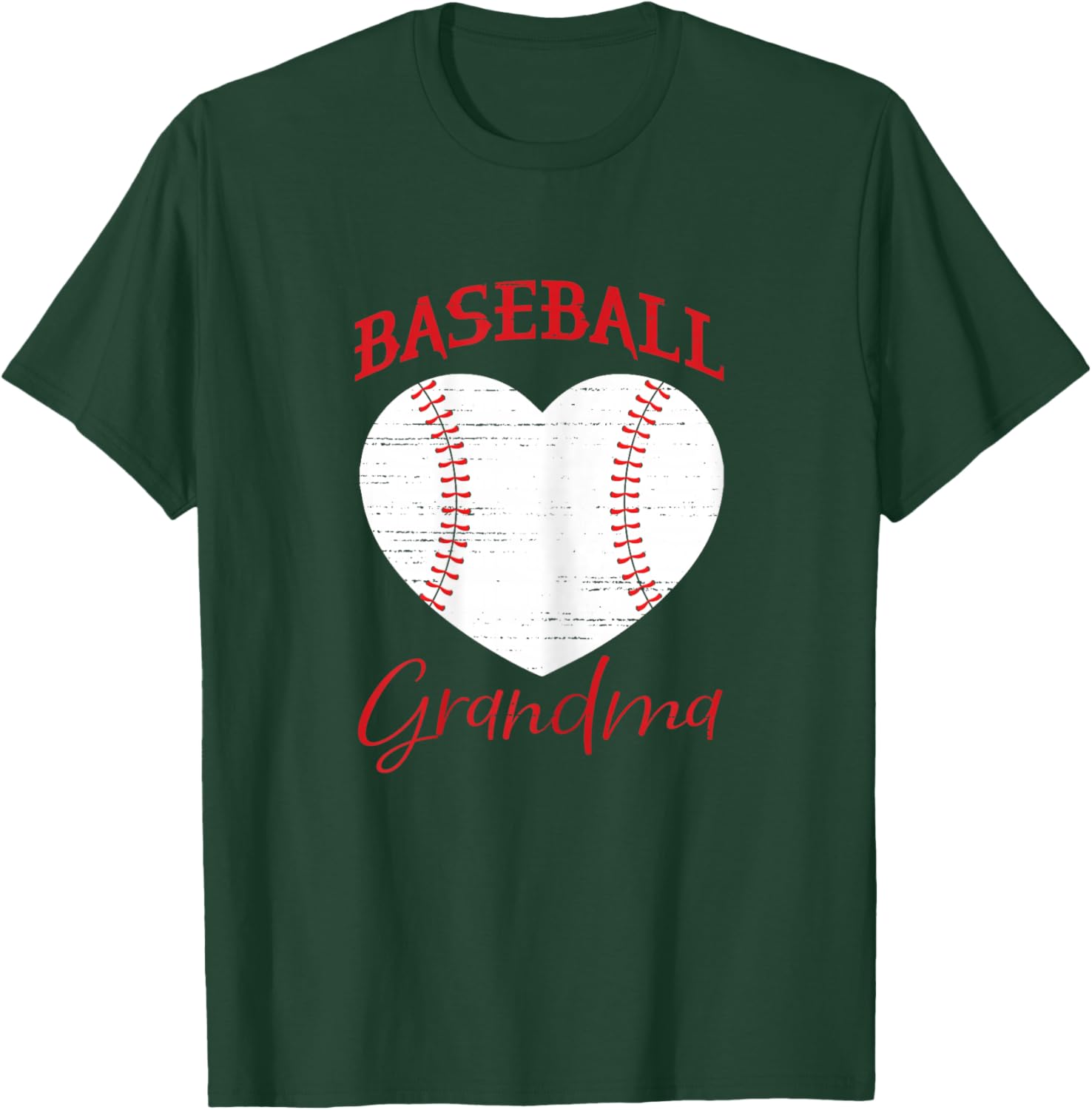 Baseball Grandma Matching Baseball family T-Shirt - T-Shirt | Forest