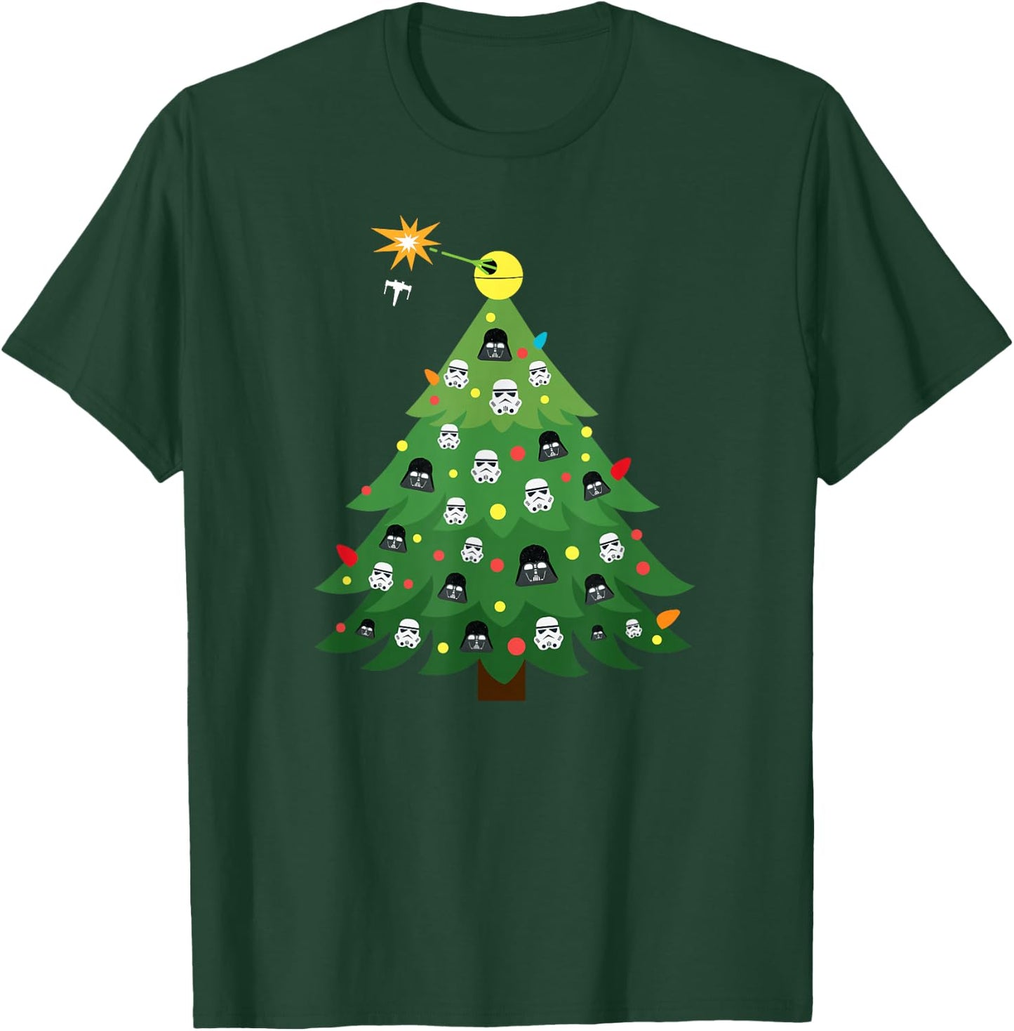 Star Wars Imperial Christmas Tree Holiday T-Shirt - T-Shirt | Forest