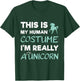 This Is My Human Costume I'm Really A Unicorn T-Shirt - T-Shirt | Forest
