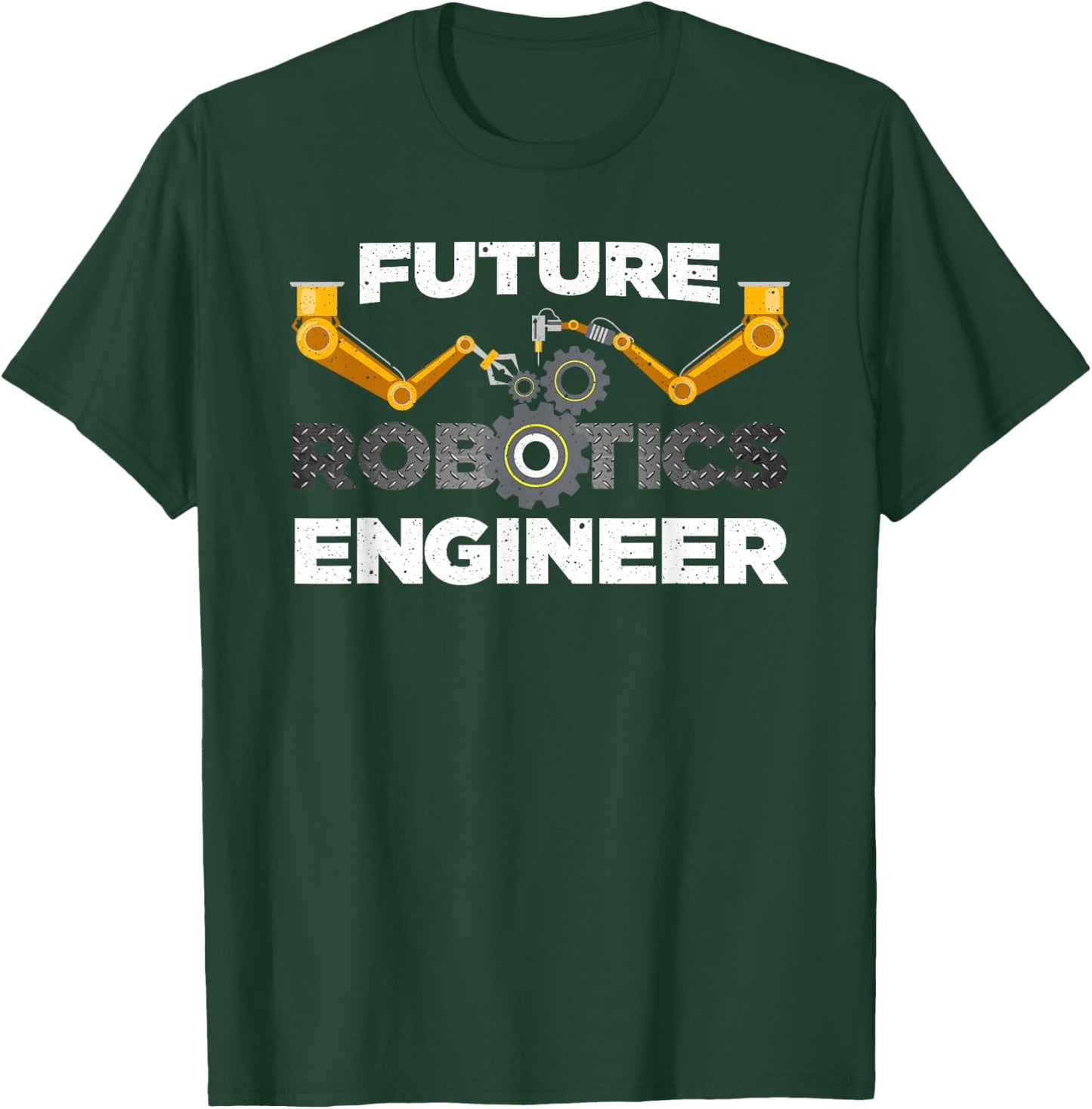 Funny Robotics Art For Kids Men Women Robotic Engineering T-Shirt - T-Shirt | Forest