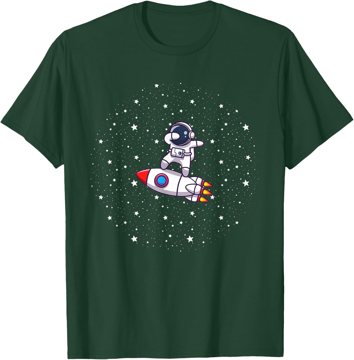 Ride Rocket Ship to the moon T-Shirt - T-Shirt | Forest