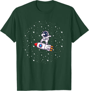 Ride Rocket Ship to the moon T-Shirt - T-Shirt | Forest