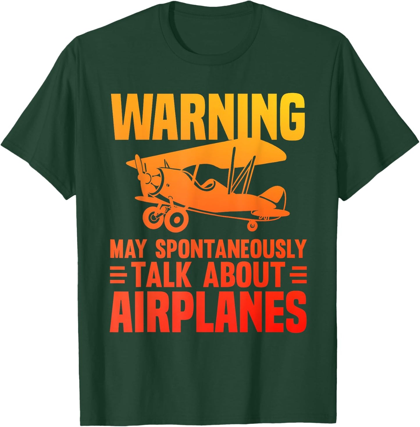 Funny Airplane Novelty Women Plane Aviation Pilot T-Shirt - T-Shirt | Forest